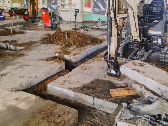 PVP Plumbing - installing new under slab pipework for a new dwelling